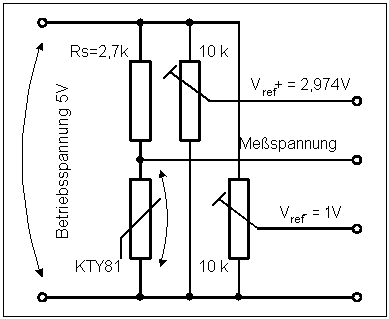 komplette Schaltung fr KTY